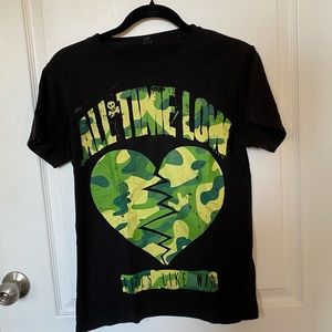 all time low camo band tee
